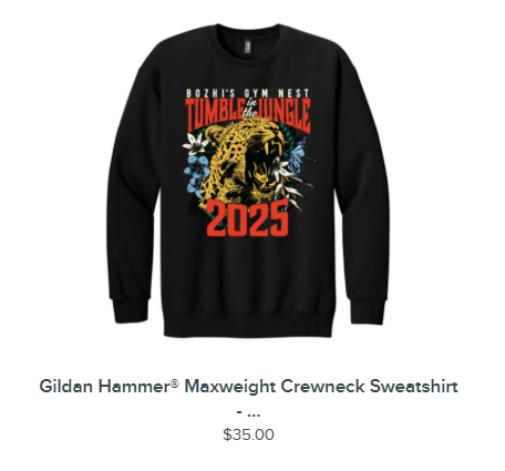 Tumble in the Jungle 2025 Sweatshirt