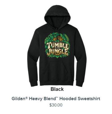 Tumble in the Jungle 2025 Youth Sweatshirt